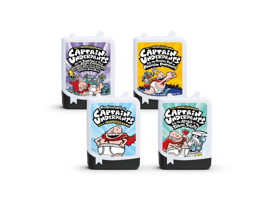 captain underpants luisterboek tonies - 4-pack