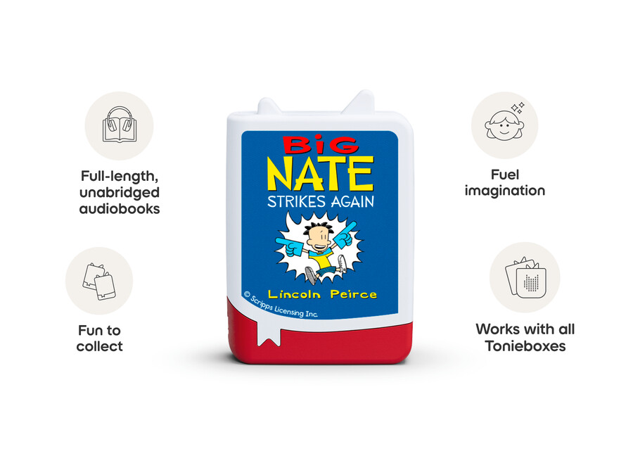 big nate audiobook tonies - 4-pack