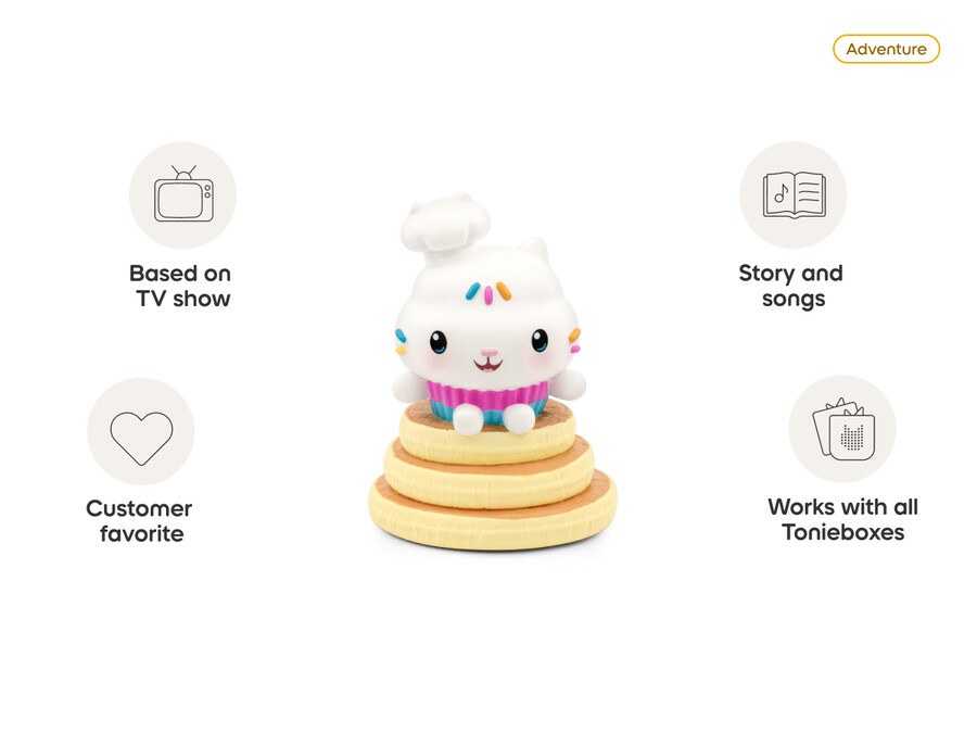 gabbys poppenhuis cakey cat tonie