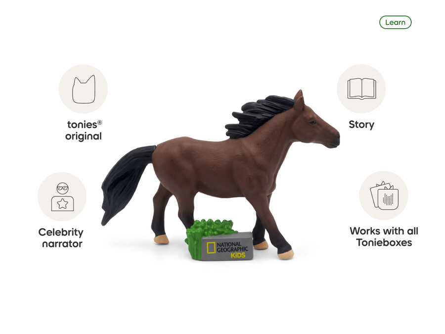 national geographic kids paard tonie