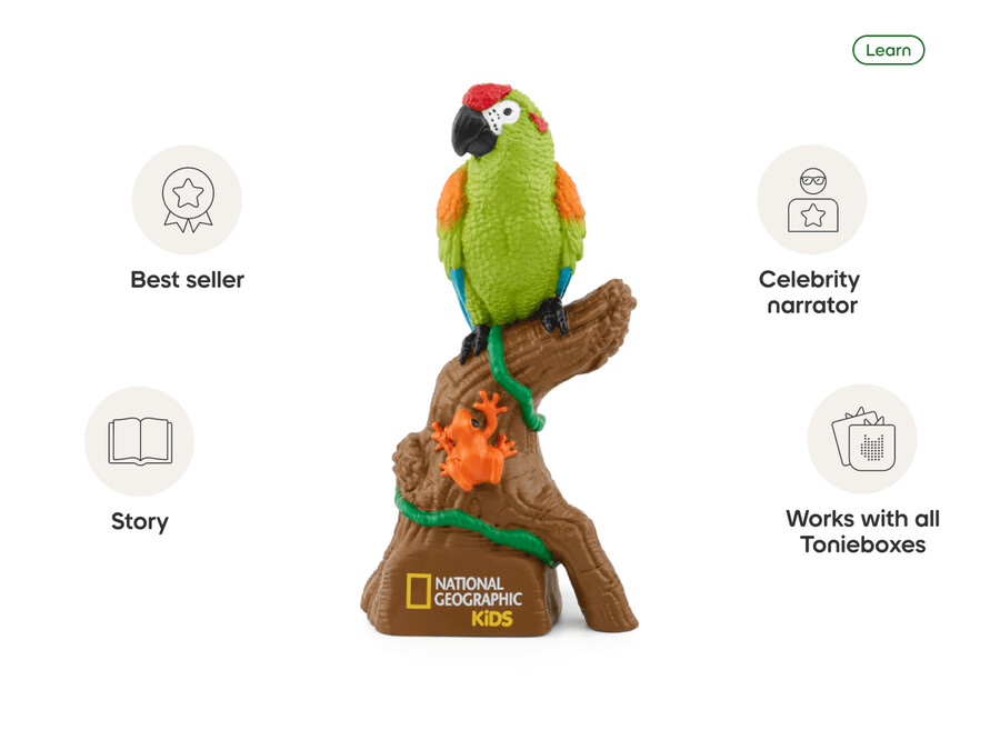 national geographic kids amazoneregenwoud tonie
