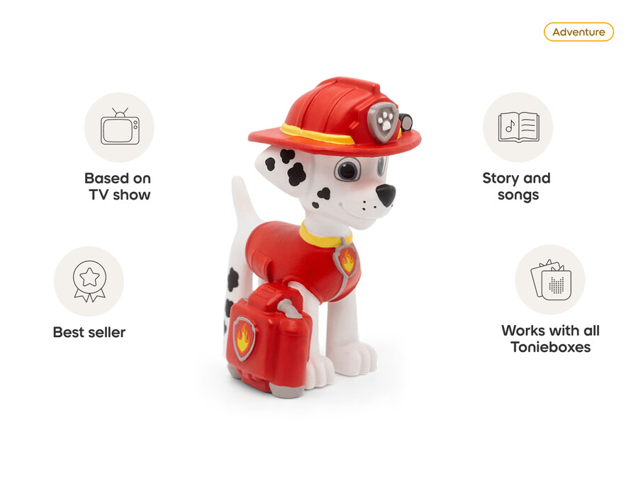 paw patrol marshall tonie