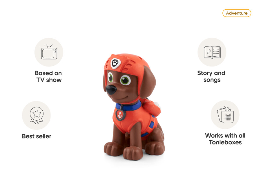 paw patrol zuma tonie