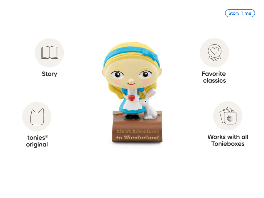 favoriete klassiekers alice in wonderland tonie