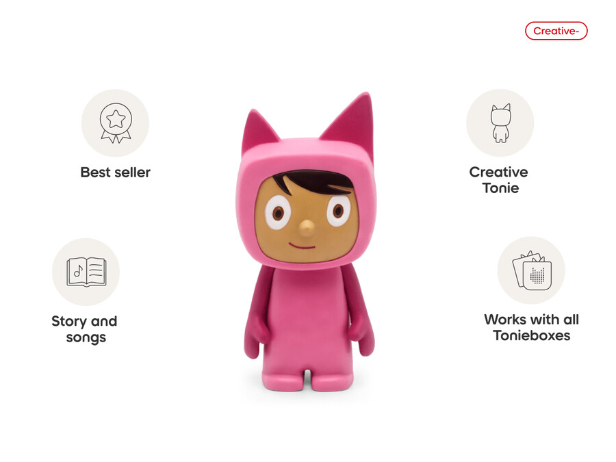 roze met een gemiddelde tint creative-tonie