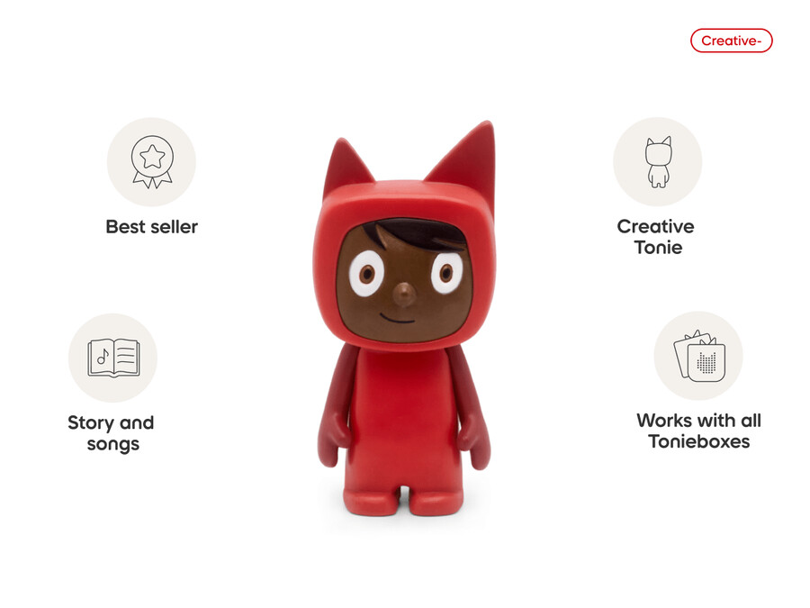rood met een donkere tint creative-tonie