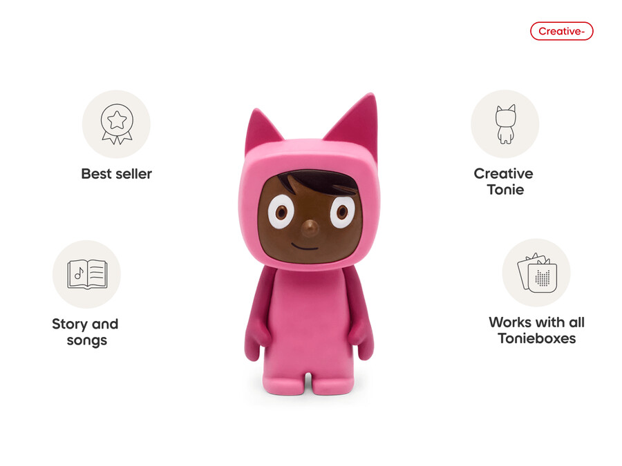 roze met donkere tint creative-tonie